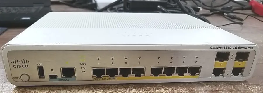 Коммутатор Cisco Catalyst WS-C3560CG- -S 8-Port PoE Gigabit Managed Switch