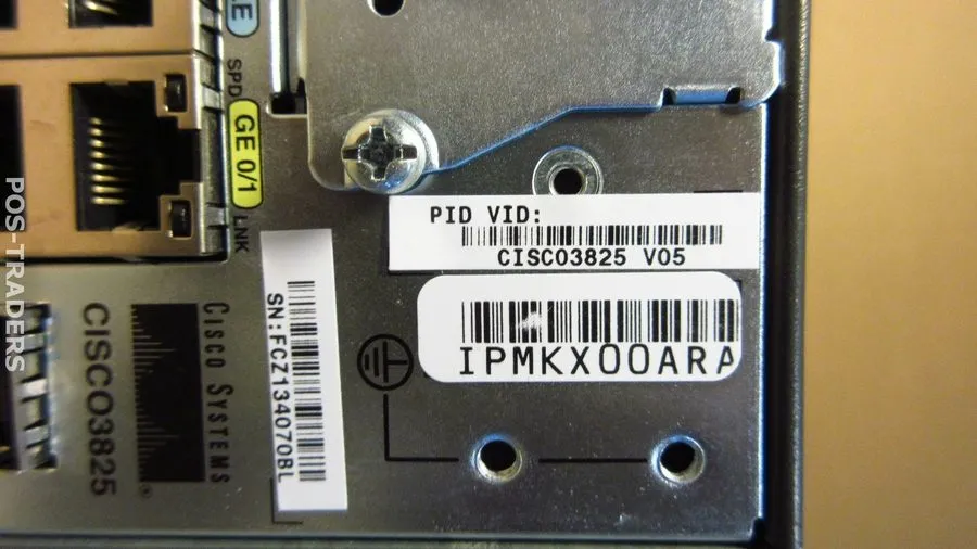 Маршрутизатор Cisco CISCO3825-SEC/K9 3825 v07 3800 Series Integrated Services Se