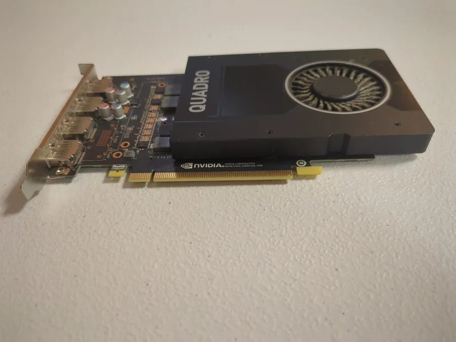 GPU-ускоритель NVIDIA Quadro P2200 Graphic Card 4X Display port L65626-001 L5849 — фото лота 1
