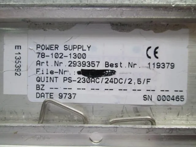 Блок питания Phoenix Contact QUINT PS-230AC/24DC/2,5 Power Supply 2939153 24V DC