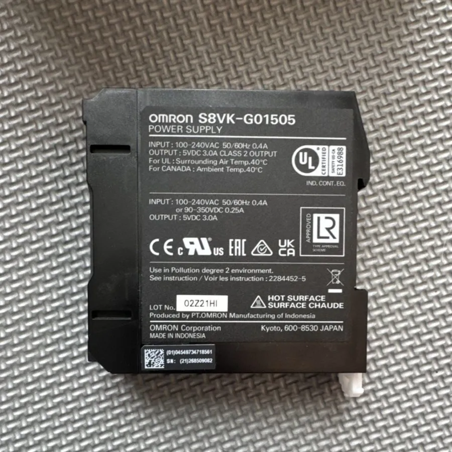 Блок питания Omron S8vk-G01505 Dc Power Supply, 100/240V Ac, 5V Dc, 15 W, 3 A, D