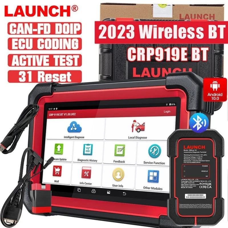 Диагностический сканер LAUNCH X431 CRP919E/X BT Bidirectional Scanner Full Syste — фото лота 1