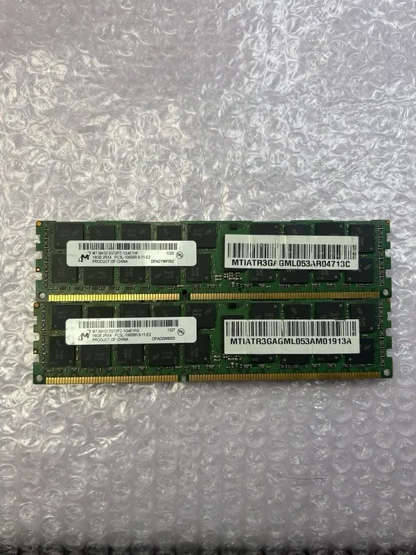 Модуль памяти 16GB Micron DDR3 ECC RDIMM PC3L-12800R MT36KSF2G72PZ And 1 PC3-149