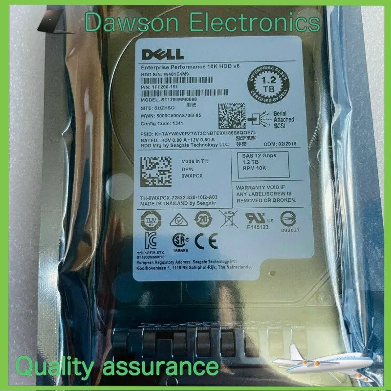 Жёсткий диск Dell 400-AJPD 12Gb/s 1.2TB 10K SAS 2.5" Gen13 Hard Drive
