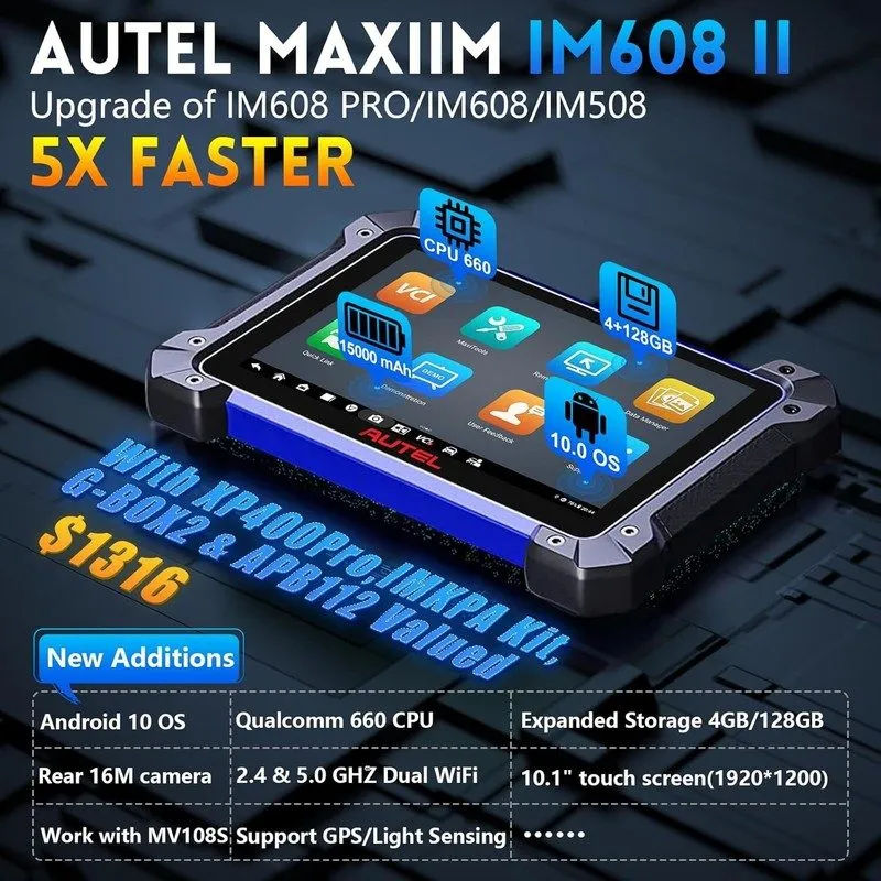 Диагностический сканер Autel MaxiIM IM608PRO II IM608S II IMKPA Key Programming 