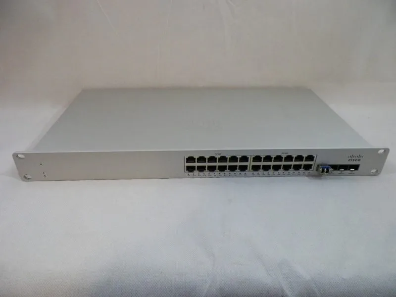 Коммутатор Cisco Meraki MS225-24P-HW 24-Port PoE+ Gigabit Switch 4x 10G SFP+ UNC — фото лота 1