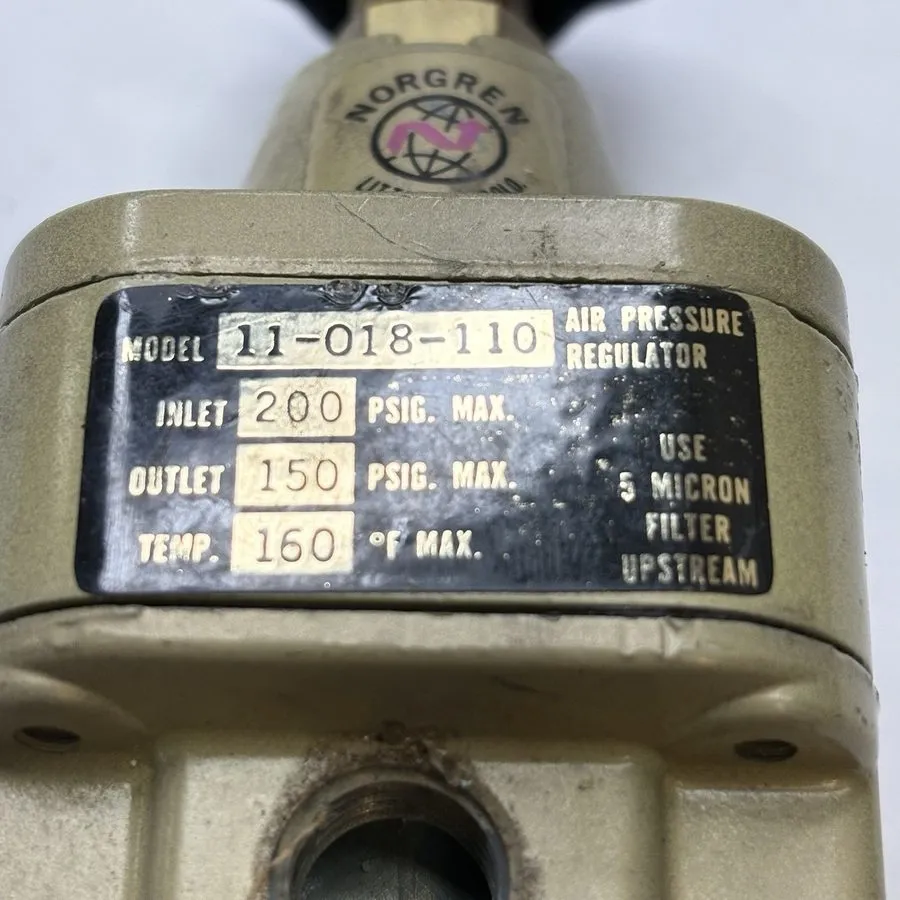 Трубопроводная арматура Norgren 11-018-110 Air Pressure Regulator No Handle, 150