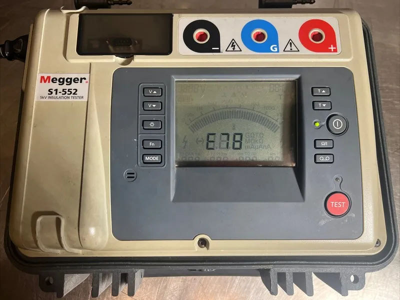 Тестер Megger S1-552 5kV Insulation Tester Megohmmeter. Needs Calibration