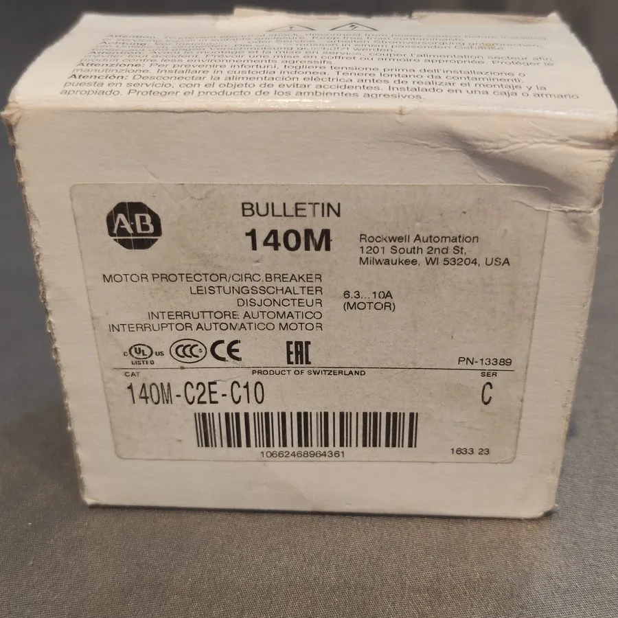 Автоматический выключатель Allen-Bradley 140M-C2E-C10 Motor Protection Circuit B