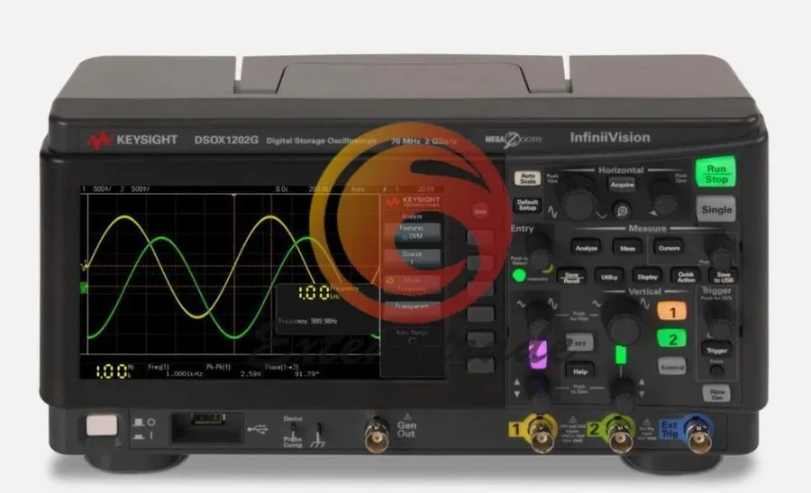 Генератор сигналов 1pc KEYSIGHT DSOX1202G 70 MHZ Digital Oscilloscope