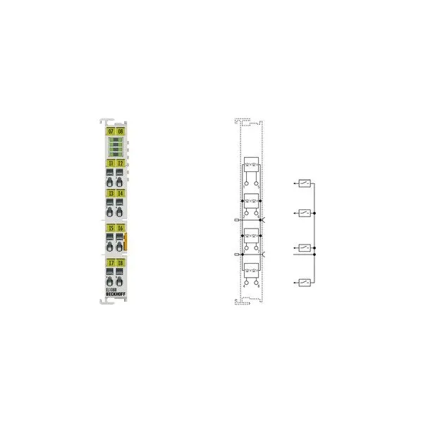Модуль ввода-вывода Beckhoff EL1088 EtherCat 24VDC 8-Channel Digital Input Termi