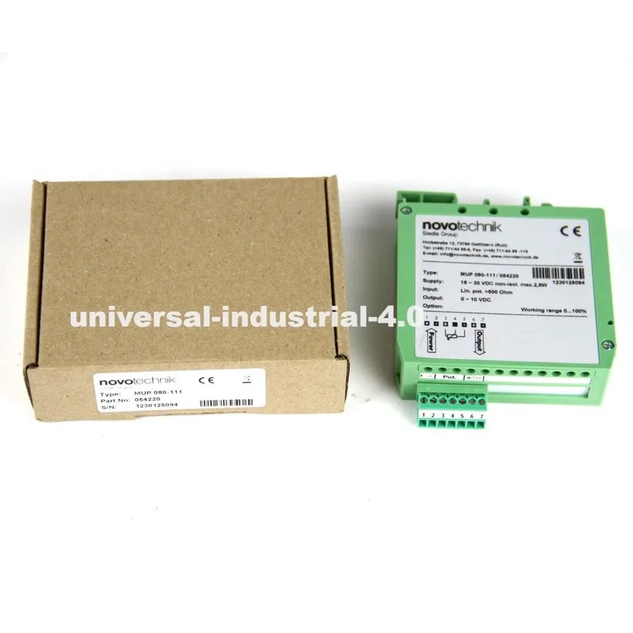 Преобразователь сигнала NOVOTECHNIK MUP-080-111 Signal Conditioner