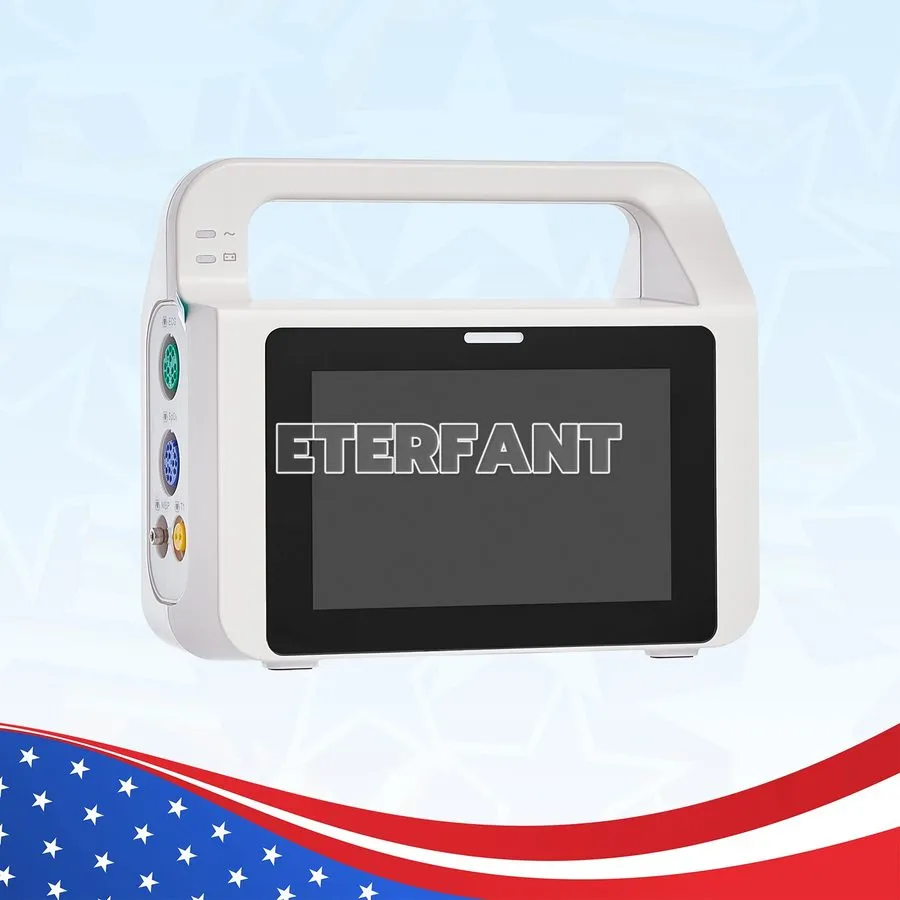 Монитор пациента 10" Screen Ultrathin Patient Monitor Portable 6-parameter Vital — фото лота 1