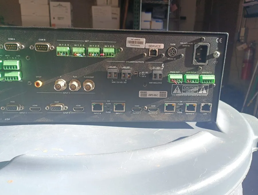 Видеокоммутатор Crestron DMPS-300-C DigitalMedia Presentation Switcher HDMI Rack — фото лота 3