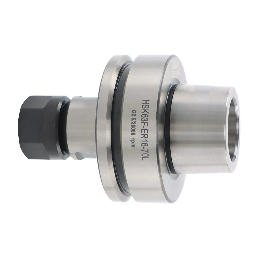 Режущий инструмент HSK63F-ER16A 70mm Projection Collet Chuck Tool Holder G2.5 30 — фото лота 2