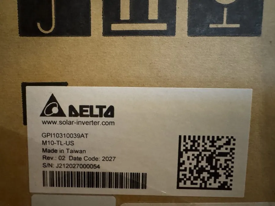Инвертор Delta Electronics M10-TL-US 10kW Solar String Inverter GPI10310039AT 24 — фото лота 1