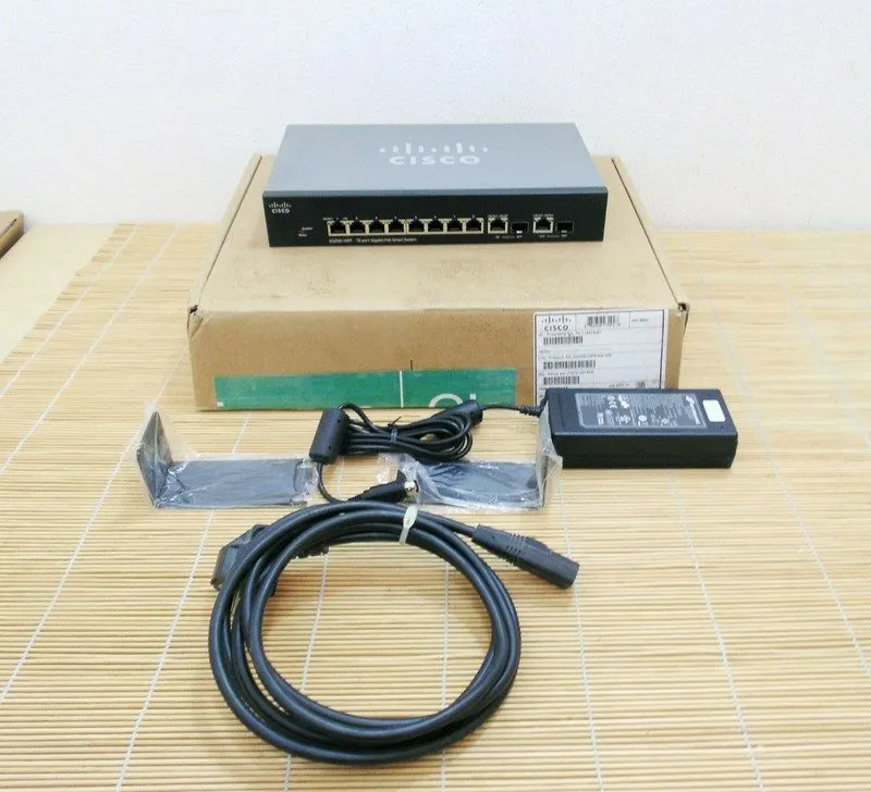 Коммутатор Cisco SG200-10FP 8-Port 10/100/1000 PoE Ports 2 Combo Mini-GBIC Whole