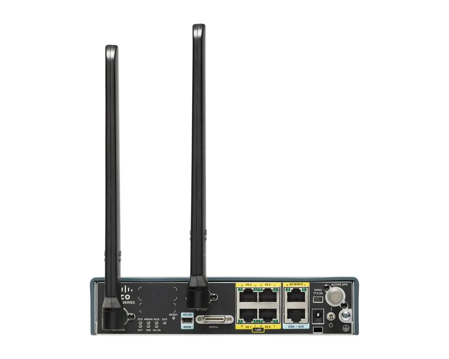 Маршрутизатор Cisco C819G-LTE-MNA-K9 Router 4-Port Switch (Integrated)