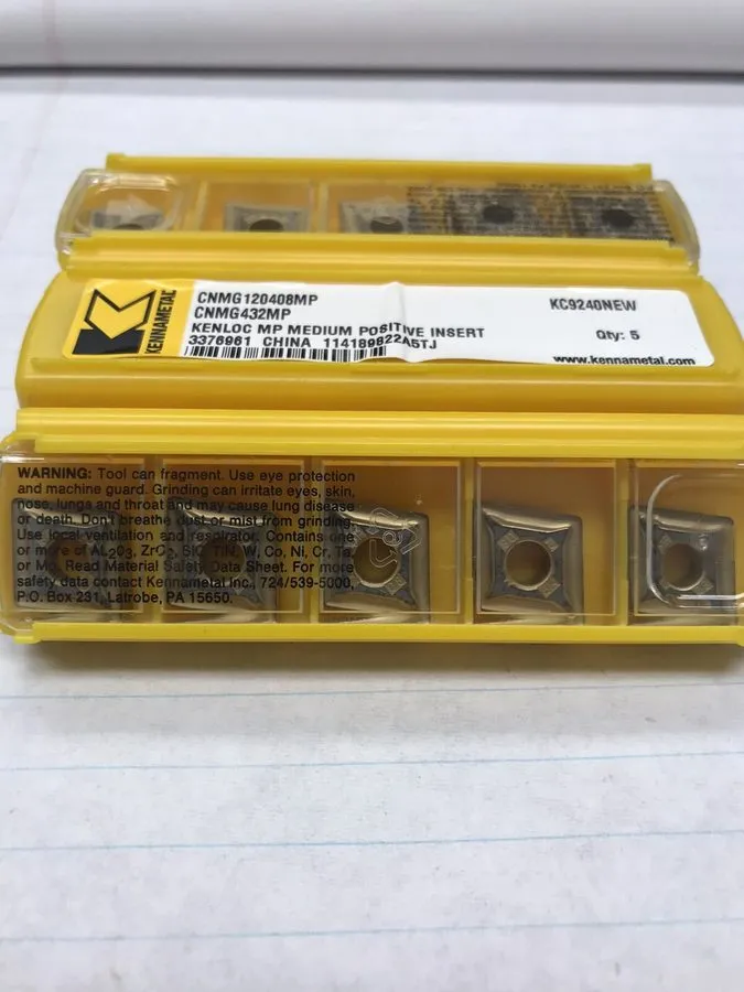 Режущий инструмент CNMG432MP KC9240 KENNAMETAL INSERT. (loc H8)