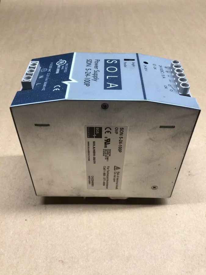 Блок питания Emerson SolaHD SDN 5-24-100P Power Supply 24VDC 5A 120W DIN Rail Mo