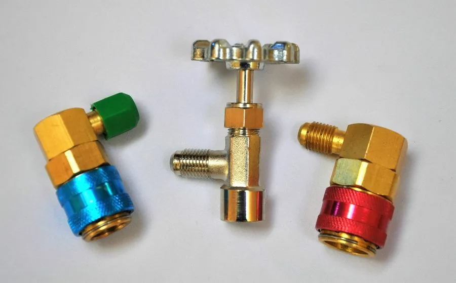 Манометрический коллектор Lot 3 Tool Kit Manifold Gauge Set R22 R134a+Car Quick  — фото лота 2