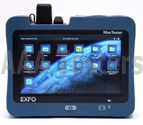 Тестер EXFO MAX-715B MaxTester SM Fiber OTDR w/ PM & aww VFL MAX-715B-M1-EI — фото лота 1