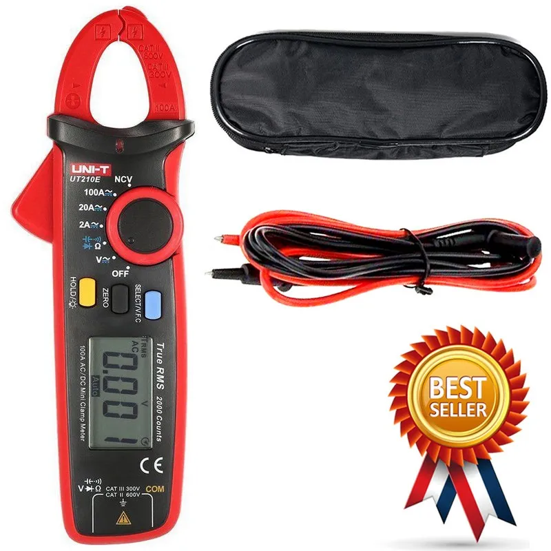 Мультиметр UNI-T Digital UT210E 100A 600V AC DC Clamp meter Multimeter True RMS