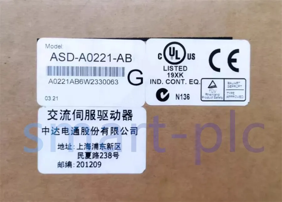 Сервопривод Delta ASD-A0221-AB AC Servo Drive 200W