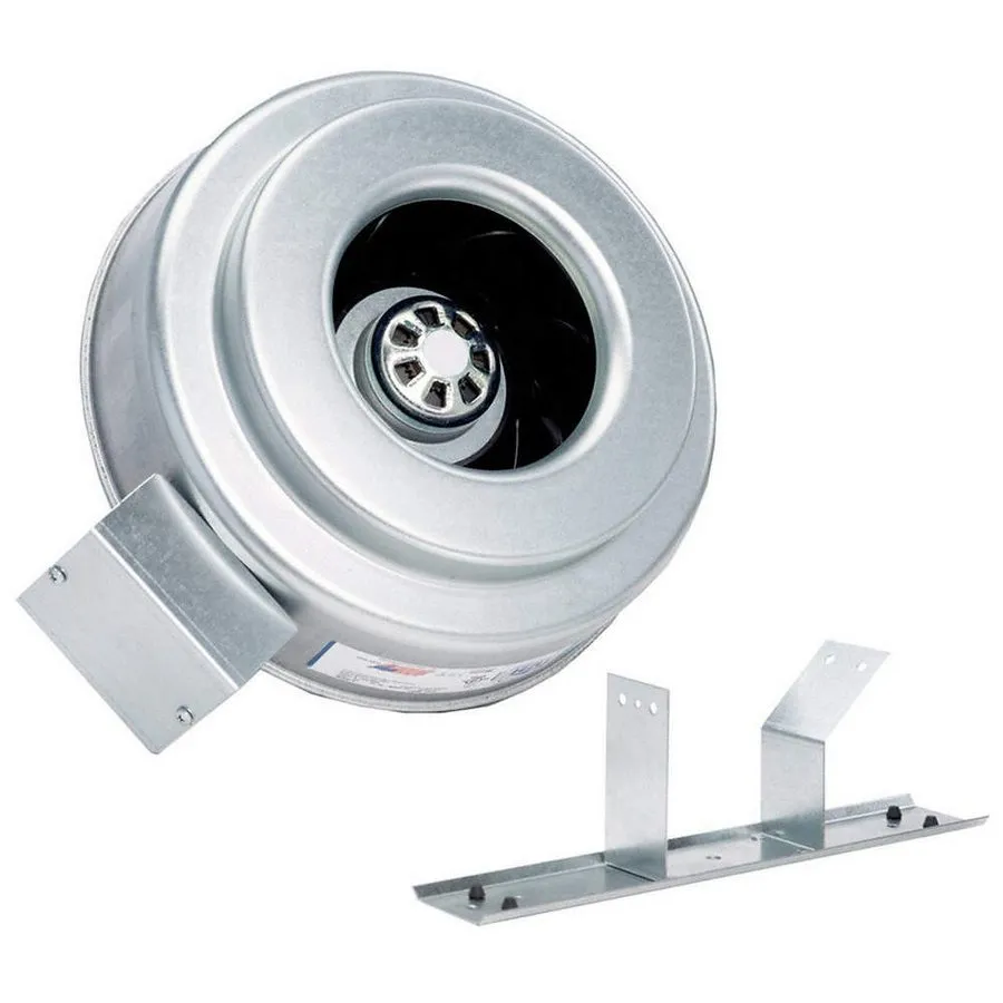 Вентилятор FANTECH FG 10 Steel 13"D,15.3"H,5.9"W Inline Duct Fan 15W693 — фото лота 1