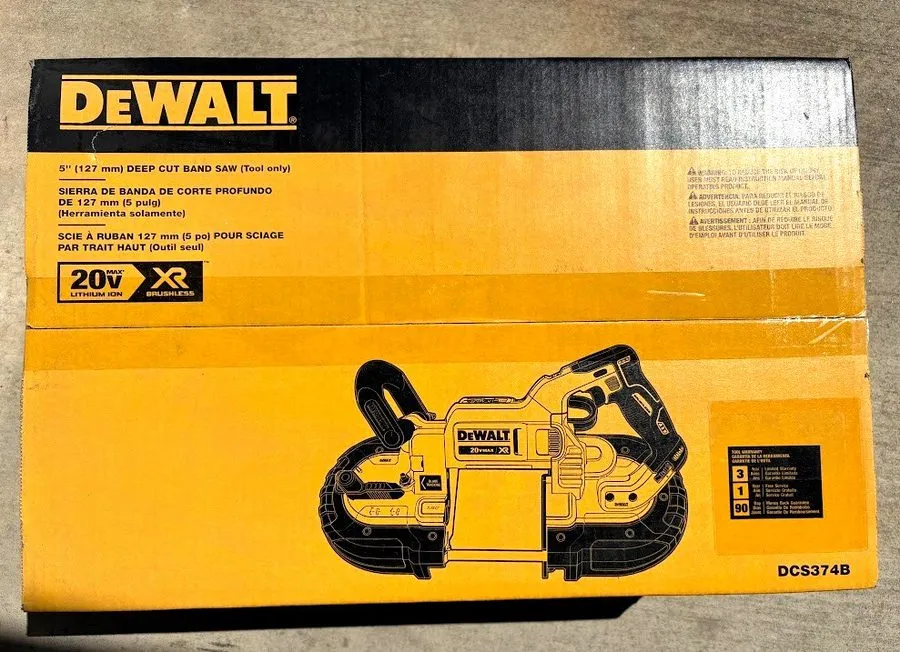 Оборудование ЧПУ DeWALT DCS374B 20V MAX XR® Cordless Brushless Deep Cut Band Saw