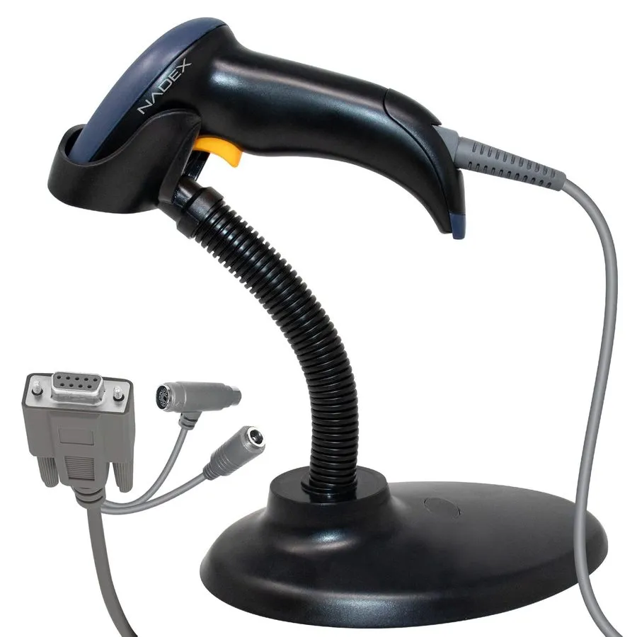 Сканер штрих-кода Nadex Coins NXTE-1891 Wired Handheld 2D Barcode Laser Scanner
