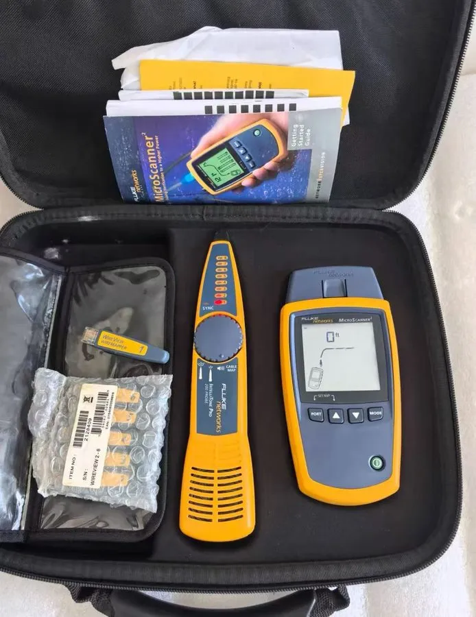 Тестер Fluke Networks MS2-KIT Microscanner 2 & Intellitone Pro 200 Cable Test Ki