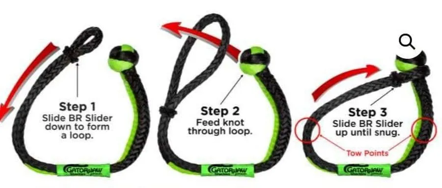 Такелажная скоба Bubba Rope 176746NGRB-L Heavy Duty 3/8" Synthetic Shackle NexGe — фото лота 2
