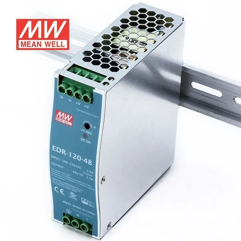 Блок питания EDR-120-48 Single Output Industrial Power Supply 120W 48V DIN Rail