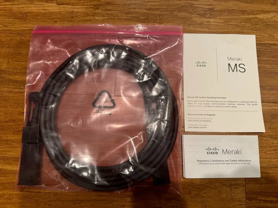Коммутатор Cisco Meraki MS Switch Stacking Cable 3M MA-CBL-40G-3M