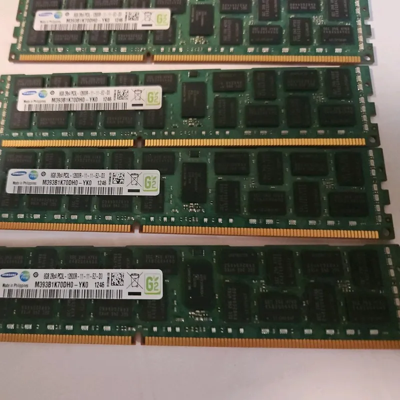 Модуль памяти Samsung 8GB ram DDR3 10600R ECC M393B1K70DH0 Registered Server RAM