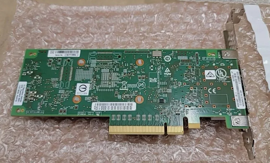Контроллер HPE QLE2692-HP SN1100Q 16GB Dual 2-Port FC HBA 853011-001 w/ SFP Tran — фото лота 2