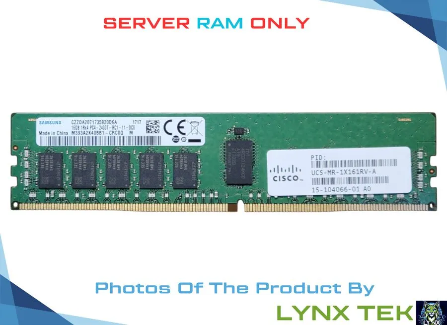 Модуль памяти Samsung M393A2K40BB1-CRC 16GB DDR4-2400 Registered ECC Server RDIM — фото лота 1
