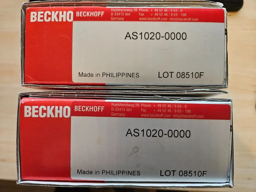 Шаговый двигатель BECKHOFF AS1020-0000 & DHL EXPRESS