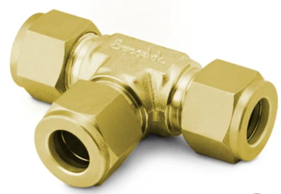 Фитинг Swagelok Brass Tee Union Fitting, 1/8" OD Tube, B-200-3 (D1)