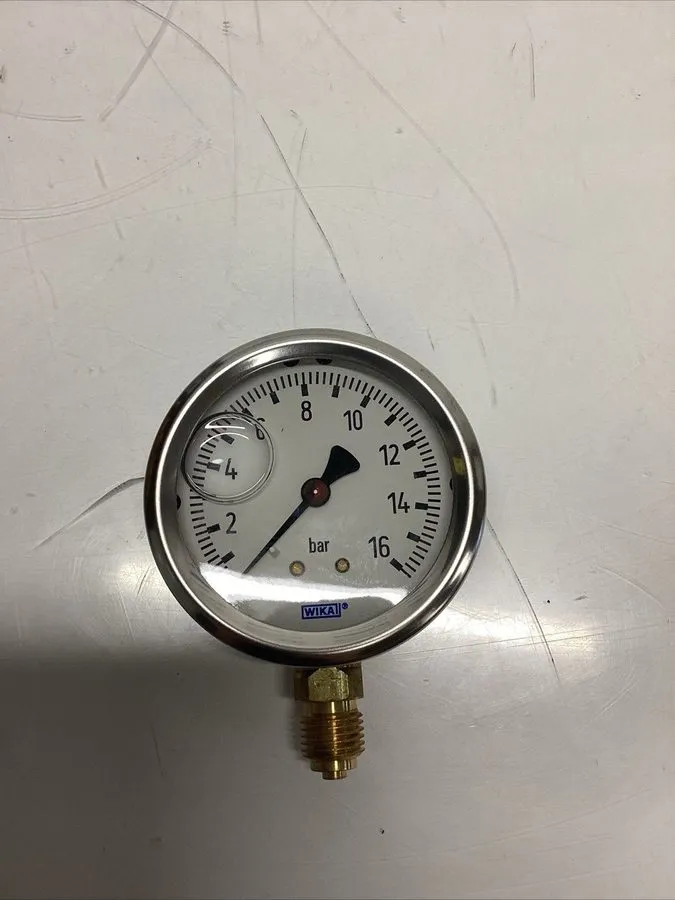 Трубопроводная арматура WIKA 213.53 2.5” Pressure Gauge G1/4B 160AR Range 902200 — фото лота 1