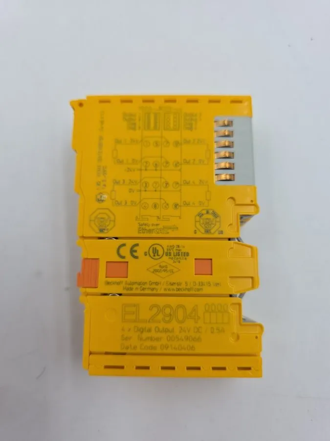 Модуль ввода-вывода El2904 Beckhoff EtherCAT 4ch Digital Output 24V Dc 0.5A