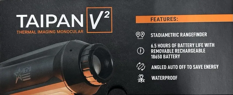 Оптико-электронная система AGM Taipan V2 15-384 Thermal Monocular 384x288 / 12um