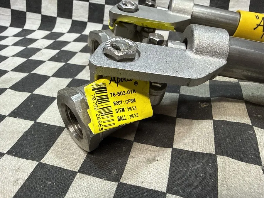 Клапан Apollo Valves 1/2" FNPT Stainless Steel Ball Valve Inline 7650301A Apollo