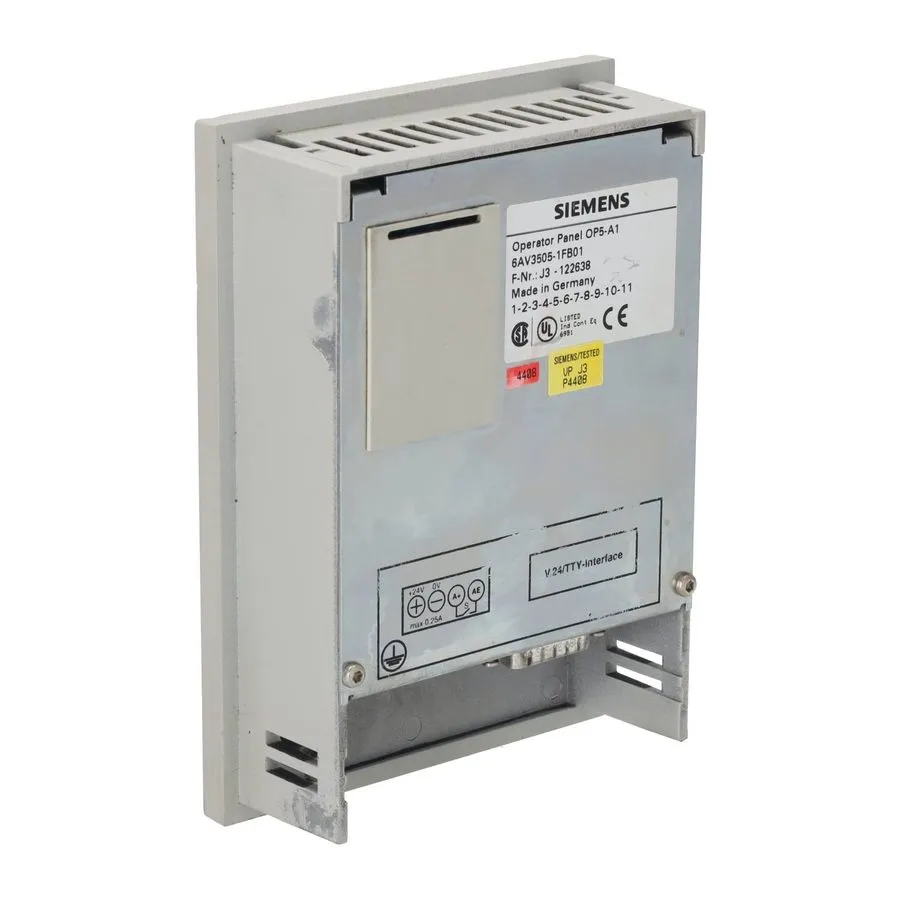 Панель оператора SIEMENS COROS OP5/A1 SIMATIC HMI Operator Panel 6AV3505-1FB01