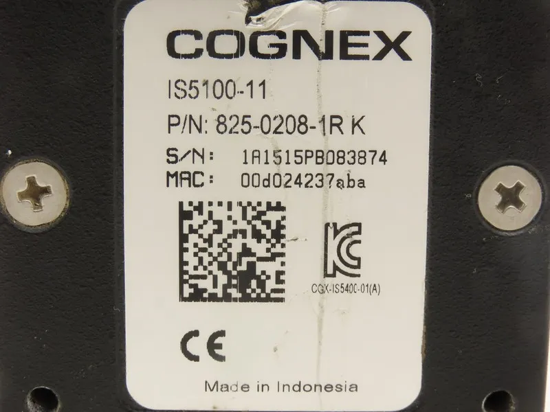 Камера машинного зрения Cognex IS5100-11 Machine Vision IP Camera 825-0208-1R 24