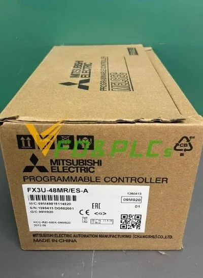 ПЛК Mitsubishi PLC FX3U-48MR/ES-A In Good Condition