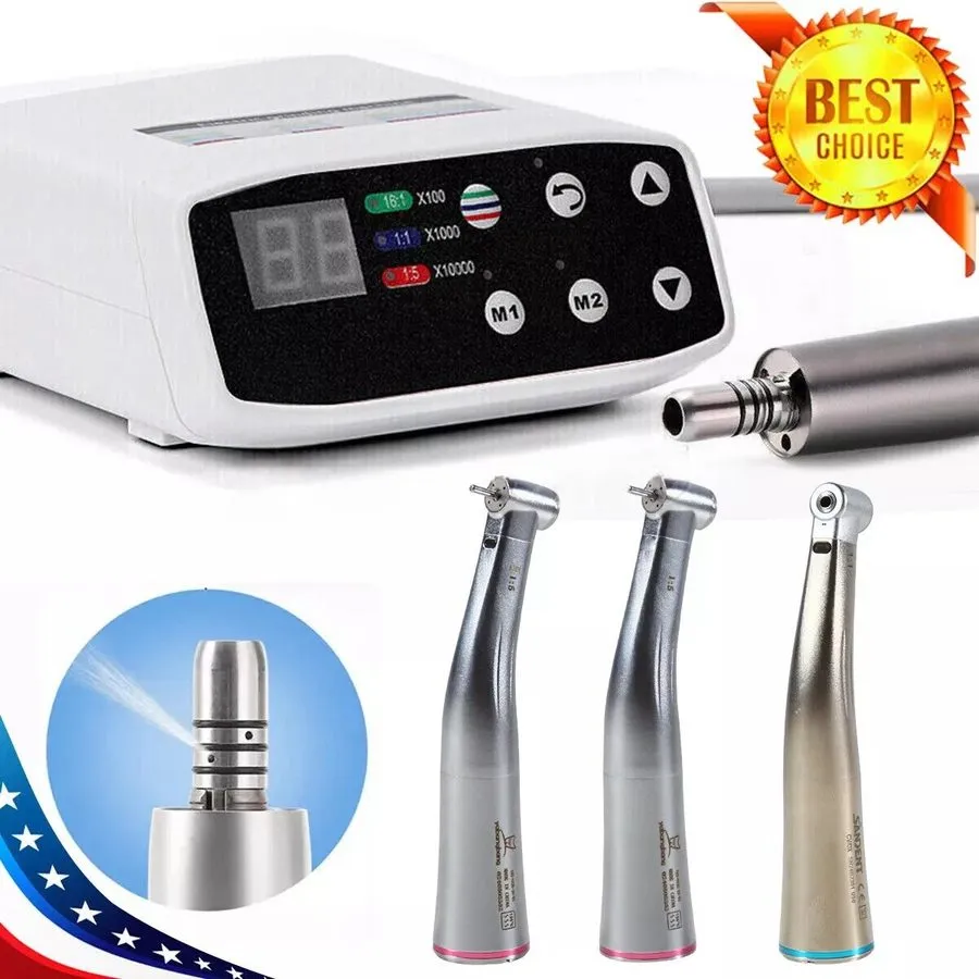 Стоматологический наконечник Dental Electric Brushless LED Micro Motor15 Increas