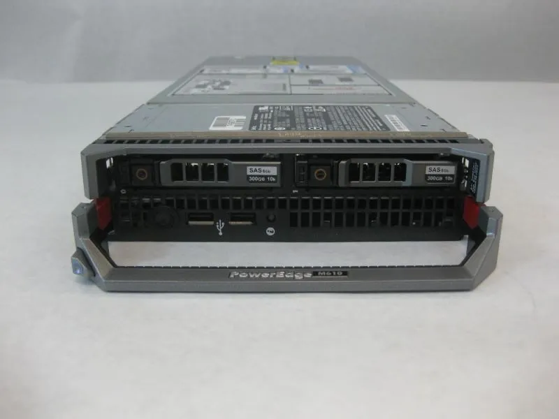 Сервер Dell Poweredge M610 X5650 Poweredge 2x2.66GHZ six Core 96GB