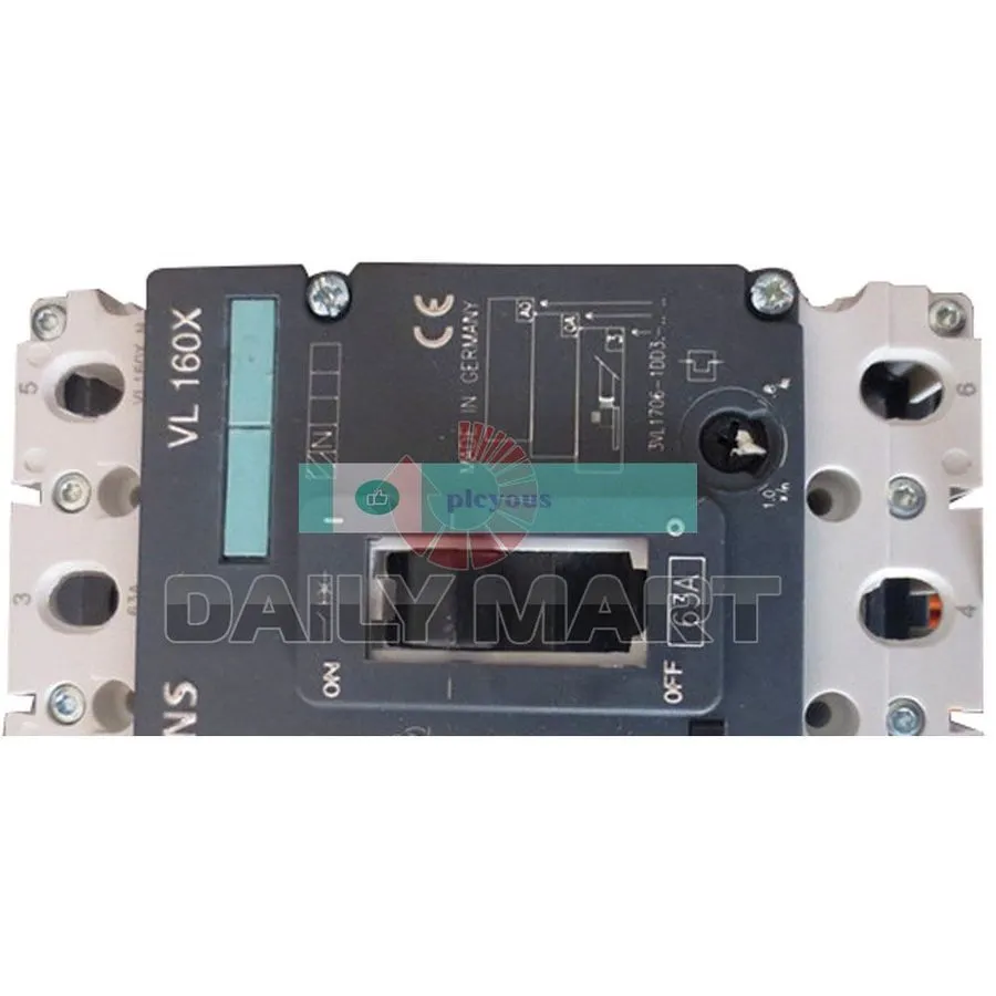 Автоматический выключатель Siemens 3VL1705-1DA33-0AA0 VL160X 3 Pole Circuit Brea